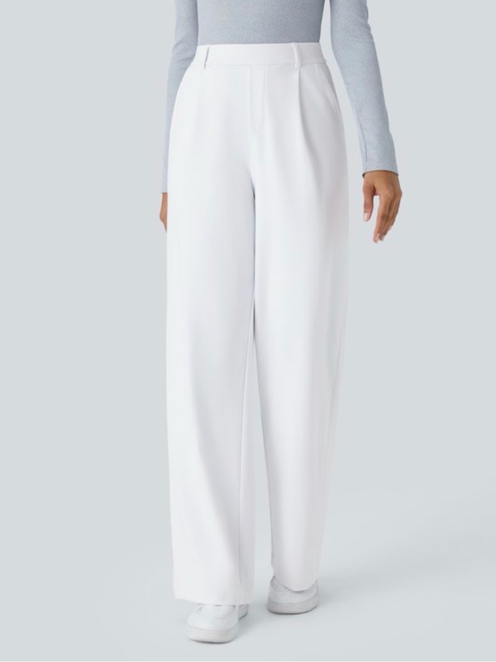 Halara Flex DayStretch High Waisted Pocket Straight Leg Work Pants size medium